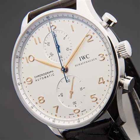 iwc portugieser pre owned|IWC portugieser chronograph for sale.